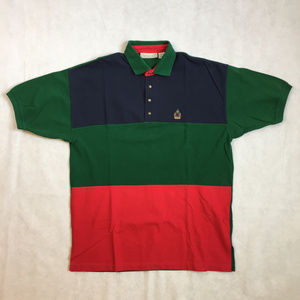 NWOT Bugle Boy Company Color Block Polo